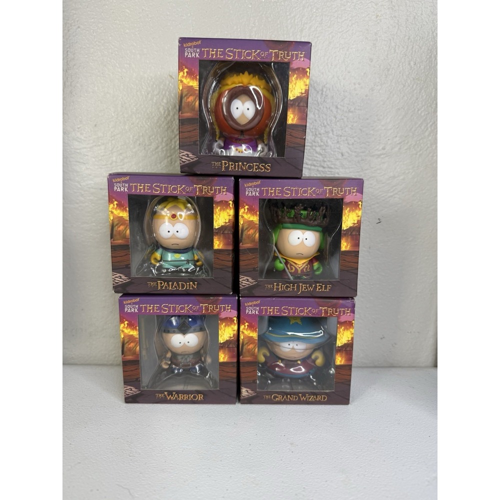Kidrobot South Park The Stick of Truth Complete 5 Figure Set